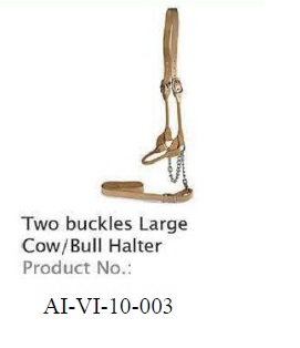 TWO BUCKLES LARGE COW OR BULL HALTER